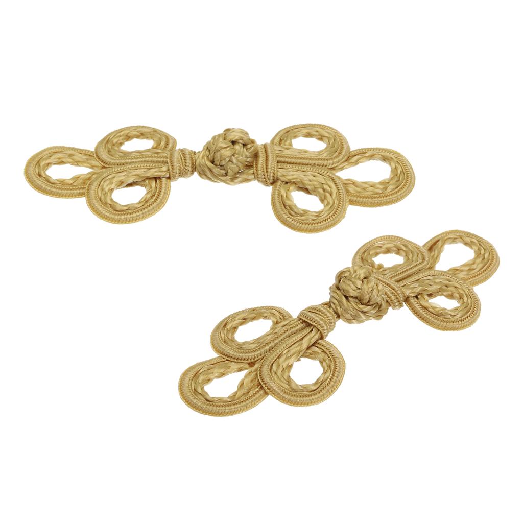 10 Pairs Chinese Knots Frog Buttons Closure Sewing Buttons Fasteners for DIY Sewing Coats Cloak Sweater Bridal Costume Outfit