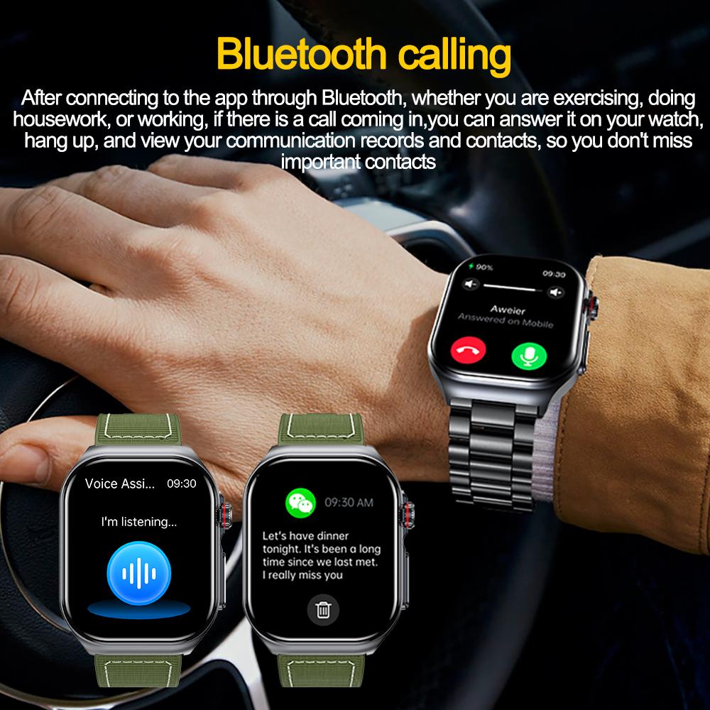 SACOSDING Nové chytré hodinky Amoled Muži EKG+PPG+HRV Hodiny Monitorování krevního tlaku Bluetooth Volání Ženy Sport Fitness Tracker Chytré hodinky pro ženy