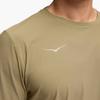 HOKA One One Άνετο Ευέλικτο Μονόχρωμο Κοντομάνικο T-Shirt Ανδρικά Top 1175771-WDMS