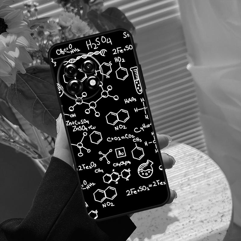 Science Chemistry Caffeine Case For OnePlus Nord 5 CE 2 3 4 Lite N20 N30 OnePlus 13T 13R 15 13 12 11 10 10T 8T 15R Cover