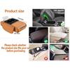 Car Armrest Cushion,5-In-1 Center Console Cover With 2 Storage Bags Cup Holder, Tissue Box Slot, Phone Slot For Sedans, Car Accessories Interior