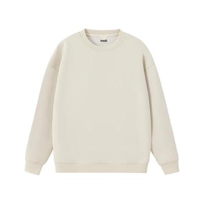 Men's Retro Sport Round Neck Loose Pullover Sweatshirt