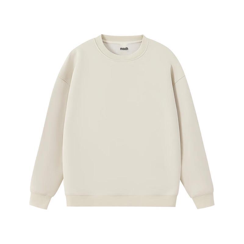Men s Retro Sport Round Neck Loose Pullover Sweatshirt M