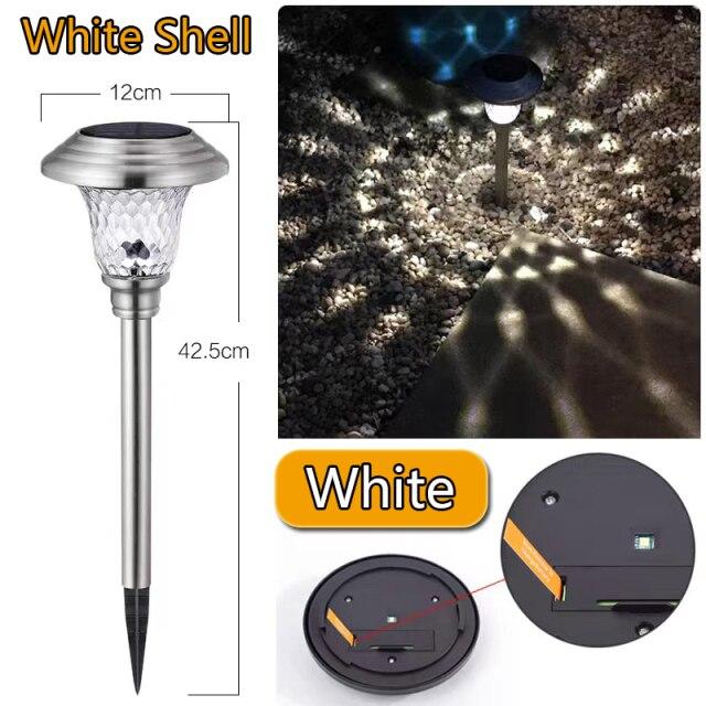 Solární led zahradní světlo Venkovní jasné světlo Až 12 hodin Vodotěsná solární lampa Domácí Zahrada Chata Dekor
