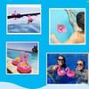 14 Pack Flamingo Inflatable Drink Holder Drink Pool Floats Cup Holder Floats Inflatable Floating Coasters Float Coaster For Pool Party Water Fun