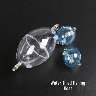 Large 25mm Transparent Water-Injected Fishing Float for Casting and Sea Rods
