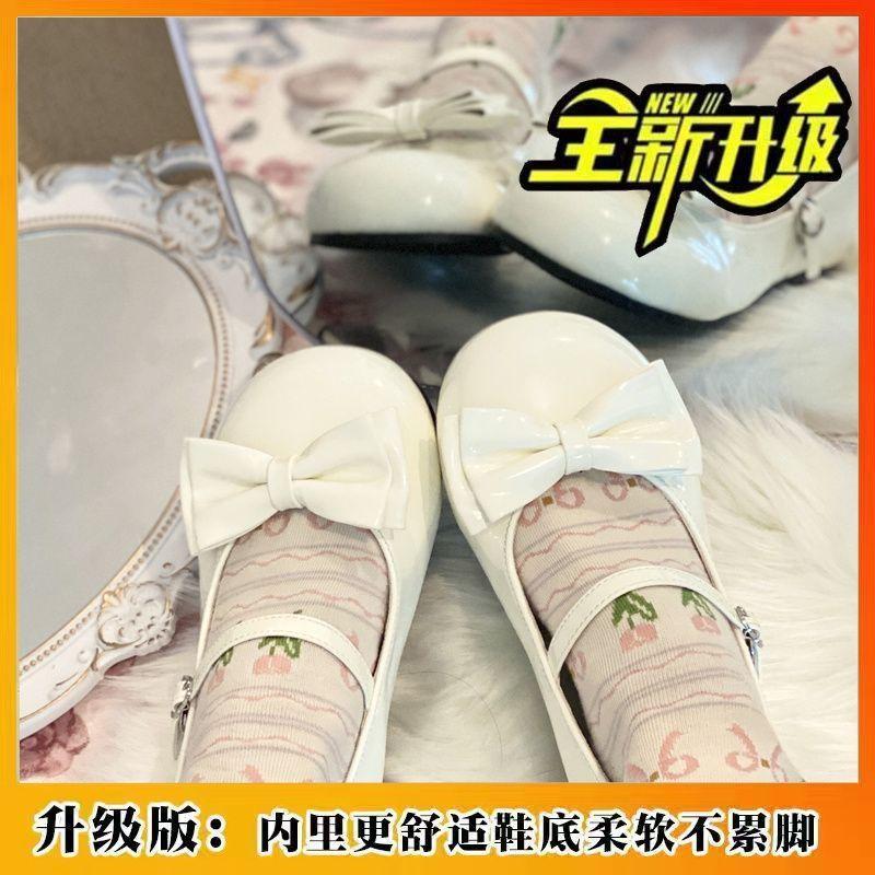 Sweetheart super cute cute lolita shoes women's spring and summer new round head soft sole with skirt Mary Jane single shoes