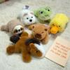 Cute 15cm Plush Magnetic Soft Stuffed Animal Doll Multi-use Decor for Car Motorcycle Fridge Adorable Comfort Plush Toy Kids Gift