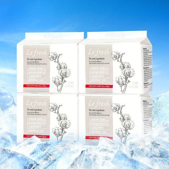 

Le Fresh Sanitary Pad Long Panty Liner 20P * 4 Packs