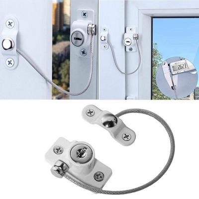 Window Restrictor Safety Device Key Lock Child Safe For Home Sliding Limit Lock Furniture Hardware