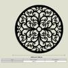 1pc Vintage Rustic Farmhouse Metal Wall Art Medallion Scroll Design for Living Room Bedroom Indoor Decor