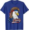 Merica Patriotic USA Eagle Of Freedom 4th of July Unisex T-Shirt