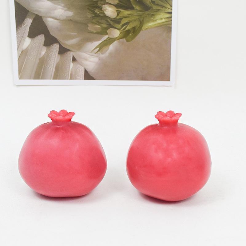 Creative Pomegranate Shaped Candle Silicone Mold DIY Handmade Gypsum Carving Art Aromatherapy Home Decoration Ornament Mold Gift