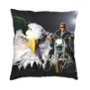 Fashion Johnny Hallyday Cushion Cover X Soft Singer French France Pillow Case for Car Square Pillowcase Home Decorative