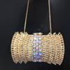 Damen Diamant-Clutches Strass-Tasche Blume Kristall-Clutch Party Abend Kleine Geldbörse Handtaschen Hochzeit Clutch-Tasche Damen-Portemonnaie