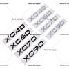 Volvo XC Series Trunk Emblem: XC60, XC90, XC40 Rear Tail Sticker