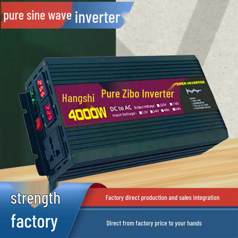 Home/Car Electric Pure Sine Wave Inverter: 12V/24V/48V/60V to 220V Conversion. 24V to 220V / 1000W