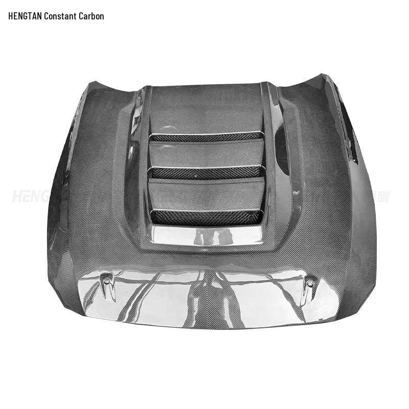 2024+ Ford Mustang SC Model Carbon Fiber Engine Cooling Hood Kit