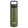 (CAPTAIN STAG) Sports Bottle, Direct Drinking Double Stainless Steel Bottle with Vacuum Insulation, Hot and Cold Insulation, HD Carabiner
