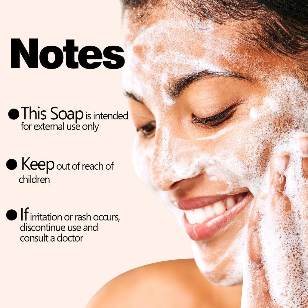 Séfralls Kurkuma-Seifenset 100 g Effektives Peeling, handgemachte Seife mit ätherischen Ölen, tiefenreinigende Seife