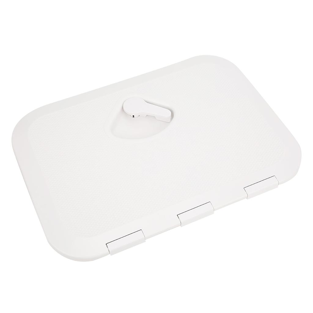 270x375mm ABS Yacht Window Observation Hole Deck Lid  Accessory White