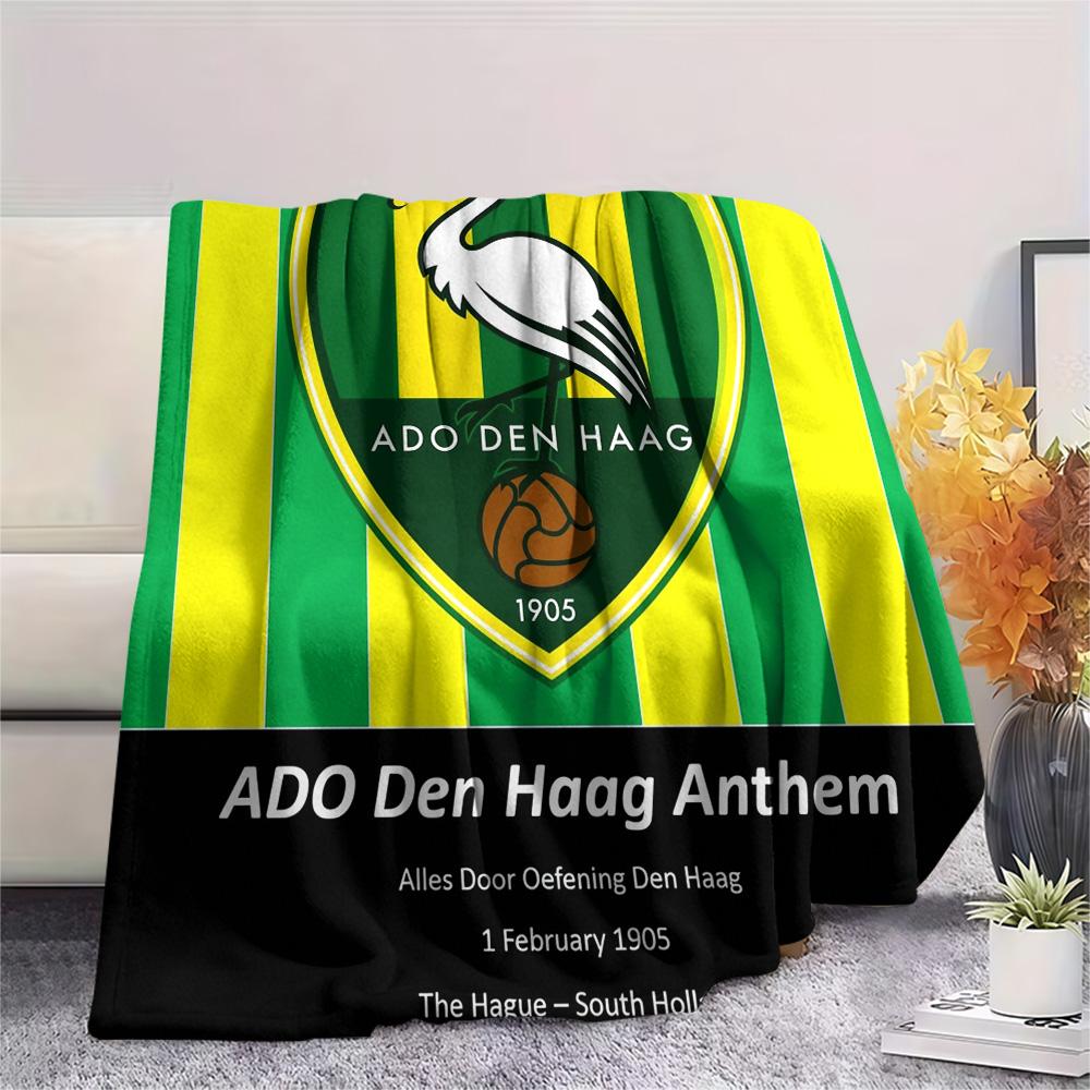 Coperta in Flanella con Stampa The Hague Football Club, Alta qualità Confortevole per Tutte le Stagioni, Arredamento per la Casa, Calore e Comfort