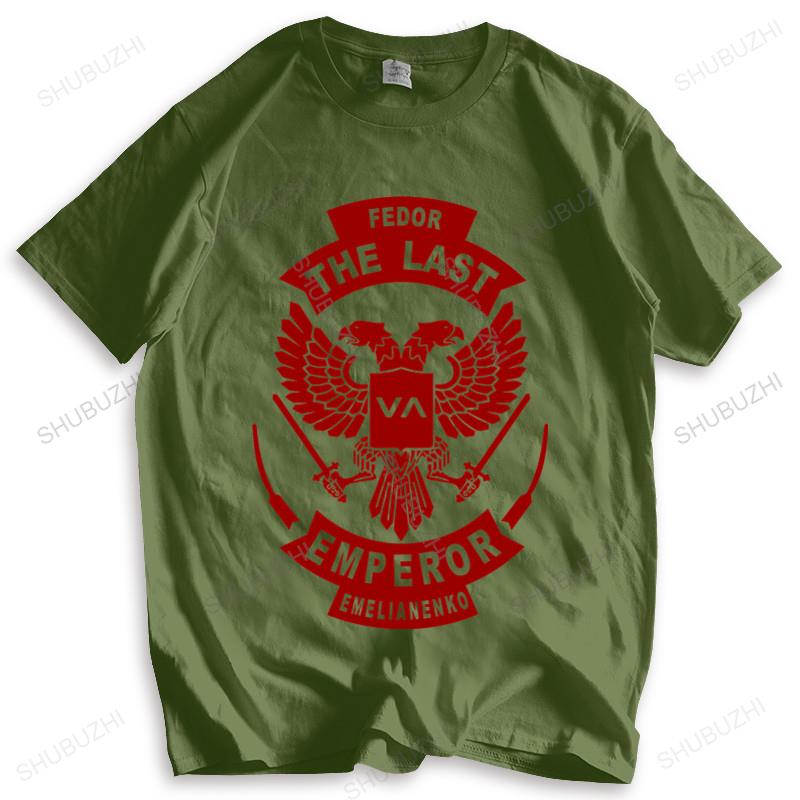 

FEDOR EMELIANENKO MMA LOGO T-shirt Korean Style Brand Cotton teeshirt Drop Shipping summer fashion t-shirt S