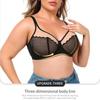 European and American Sexy Ultra-thin Lace Bra Plus Size Underwear