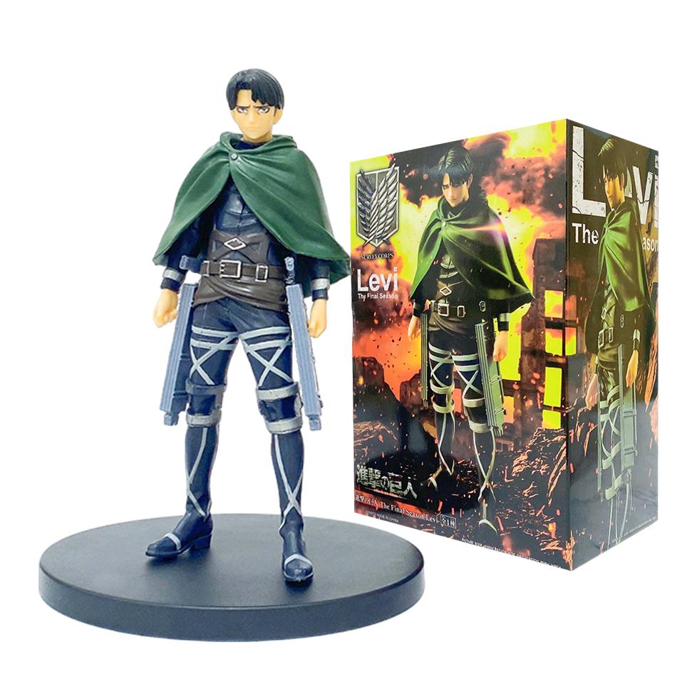 Anime Attack On Titan Figure Eren Jaeger/Levi Giant Ver. Action Figure Collectible Model Figure ToysHandmade Ornaments Gift