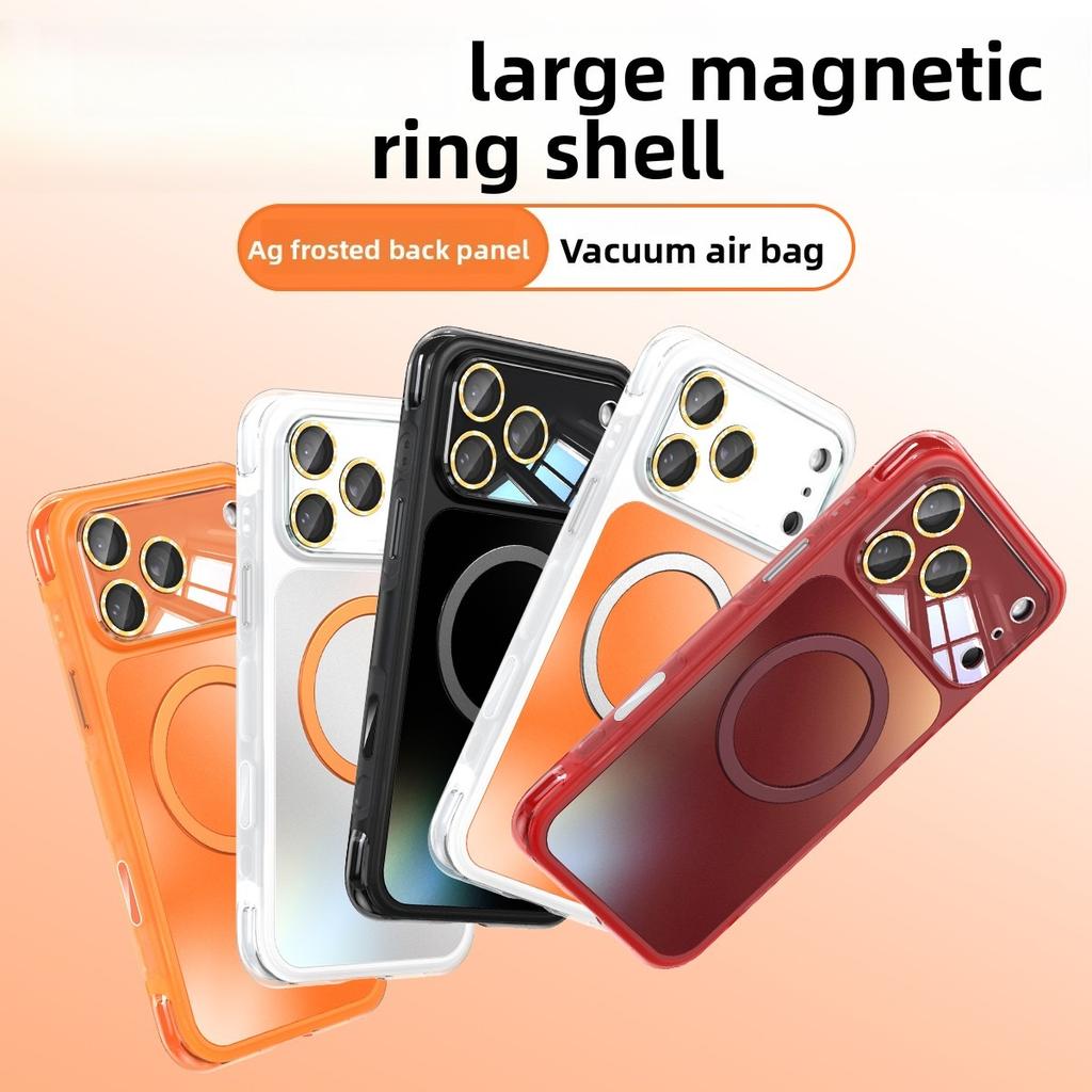 Shockproof Magnetic Case for iPhone 17 Pro Max 16 Ai Integrated Button Comes with A Full Coverage Lens Protector Cover
