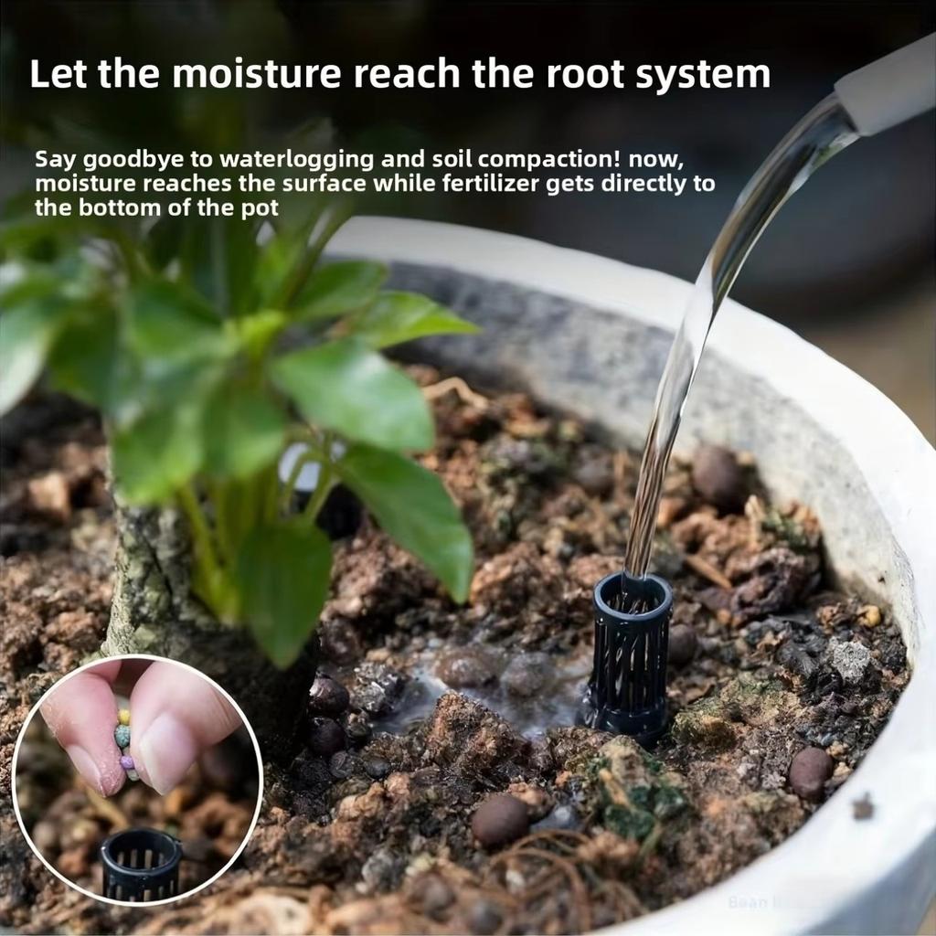20/10Pcs Plant Aeration Tubes for Pots -Root Rot Prevention,Prevent Overwatering for Healthy Roots, Gardening Tools Suitable