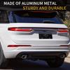 Front License Plate Cover – Aluminum Metal Car Accessory, Rust-Proof Novelty Vanity Tag Decor For Men & Women, 6X12 With 4 Holes - The World Map