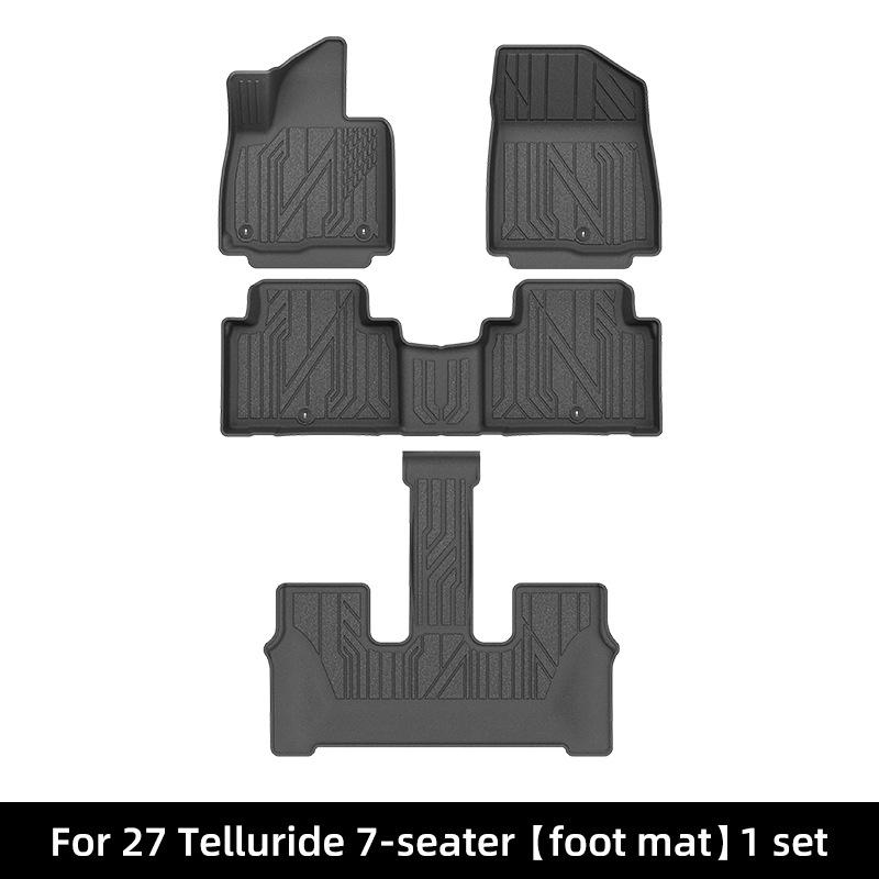 Eco-Friendly TPE Floor Mats for 2020-2024 Kia Telluride