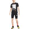 Nike Landscape Letter Print Crew Neck Straight Short Sleeve T-Shirt Men Tops Black DM5434-010