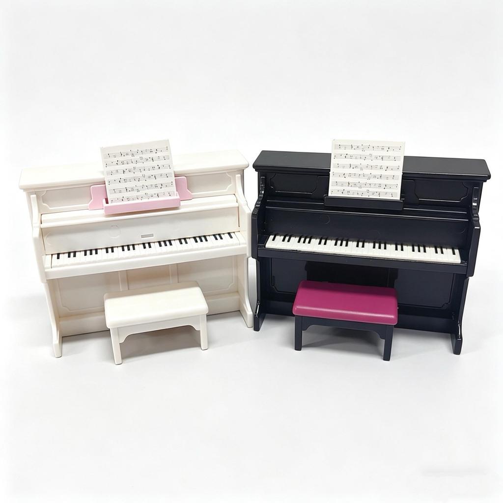 Cross-Border Miniature Piano Model DIY Prop for Playhouse Decor
