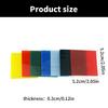 7pcs Elegant Jewelry Art Glass Squares Charm Easy to Use Fused Glass for Handmade Jewelry Art Enthusiasts