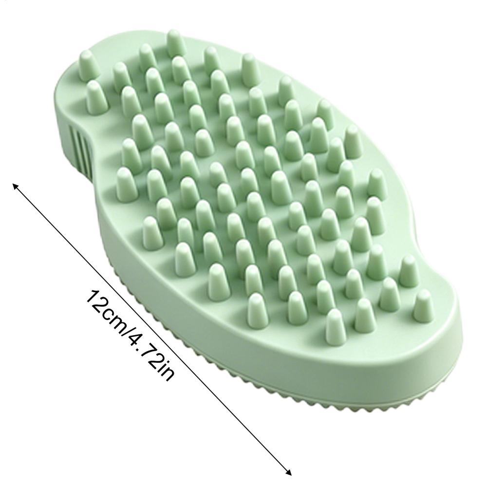 Cat Grooming Comb Dog Bath Brush Pet Grooming Shedding Soothing Massage Rubber Bristles Comb Pet Bath Supplies