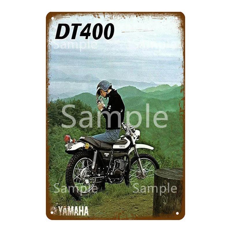 Vintage Race Motorcycle Poster Triumph Metal Tin Plaque Retro Signs For Pub Bar Garage Home Wall Decor 20x30cm YL143