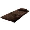 EMOOR Heat Plus Single Futon Cover, Brown, One-Touch Sheet, Warm, Washable, Moisture-Absorbing, Heat-Generating
