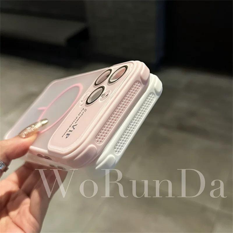 iPhone 17 Air Frosted Magnetic Heat Dissipation Case for 16 Pro Max - Anti-Fall Cover for Women
