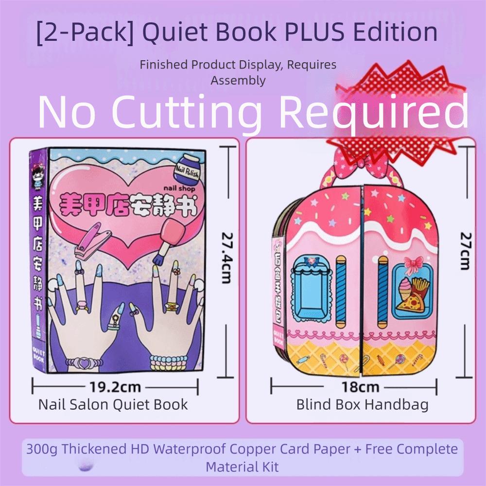 3D Design Creative Sticker Games Handmade 3D Makeup Quiet Book  Creative Play