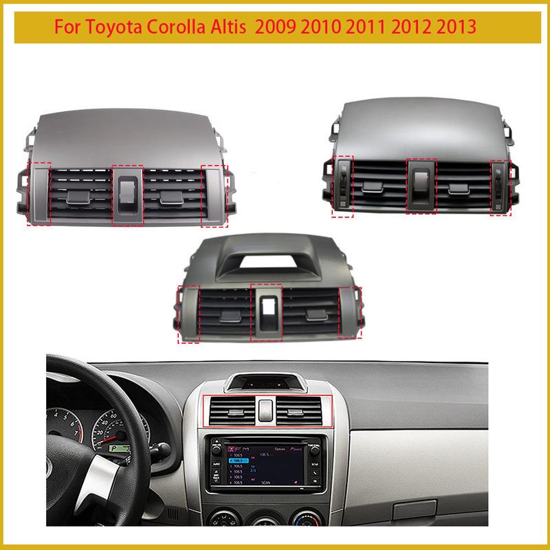 Center Dash A/C Air Conditioner Central Air Outlet Panel Grill Cover For Toyota Corolla Altis 2009 2010 2011 2012 2013
