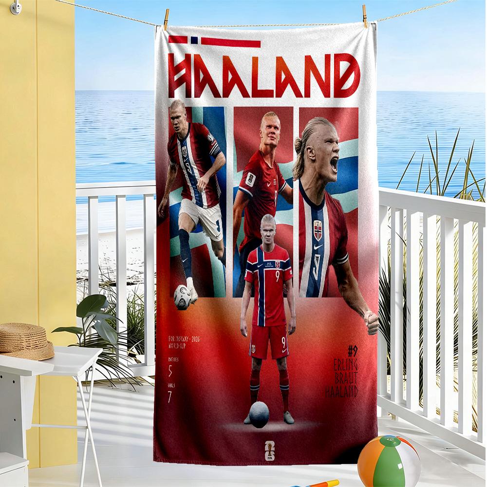 Football Players Celebration Beach Towel Soft Durable Quick-Dry Comfortable Lightweight