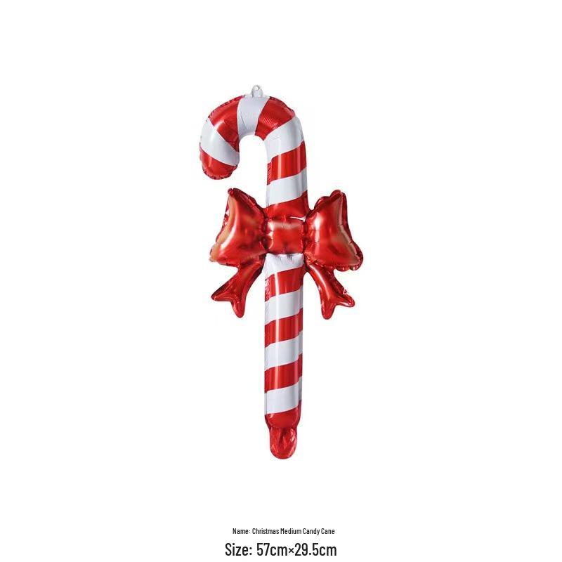Large Christmas Tree and Santa Claus Aluminum Foil Balloons for Window Display 