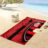 Telo Mare con Stampa Logo Flamengo2, Grande Morbido Asciugatura Rapida per Spiaggia Campeggio Nuoto