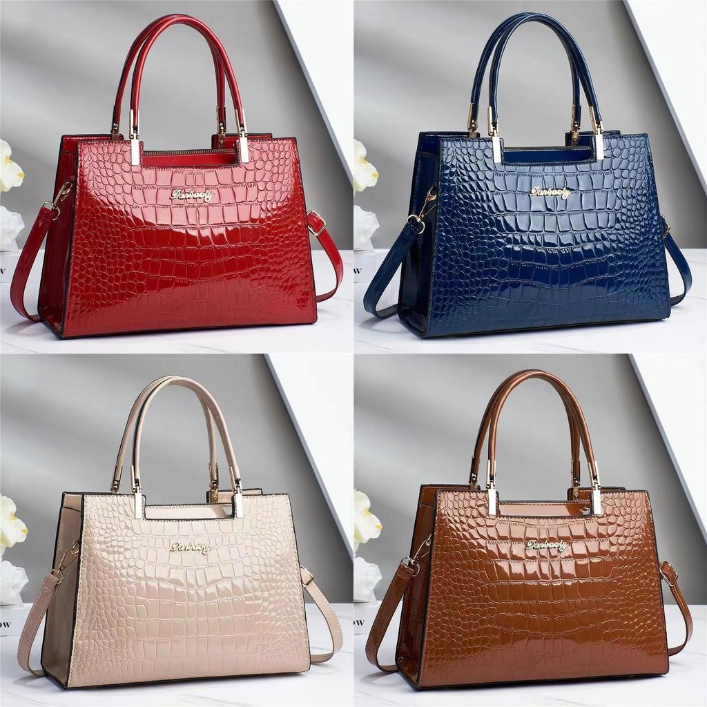 Elegant Crocodile Pattern Pu Bucket Bag For Women With Stylish Designs And Multiple Colors