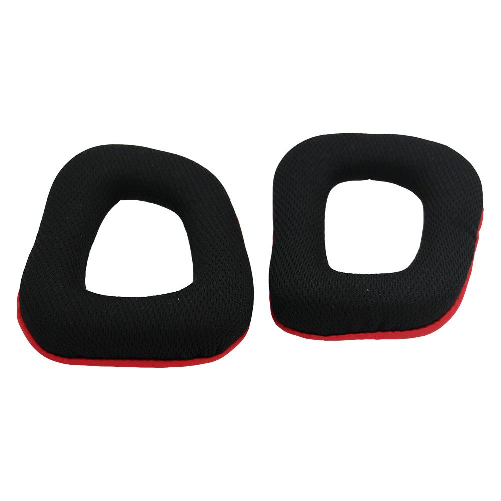 Replacement Ear Pads Cushions Foam Earpads Ear Pads Mesh Fabric Headset Ear Cushions for Logitech G35 G930 G430 F450 Headphones красный