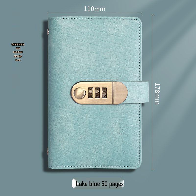 Secure Coin & Cash Storage Album with Password Lock - Waterproof, Dustproof, Anti-theft, Large Capacity Piggy Bank