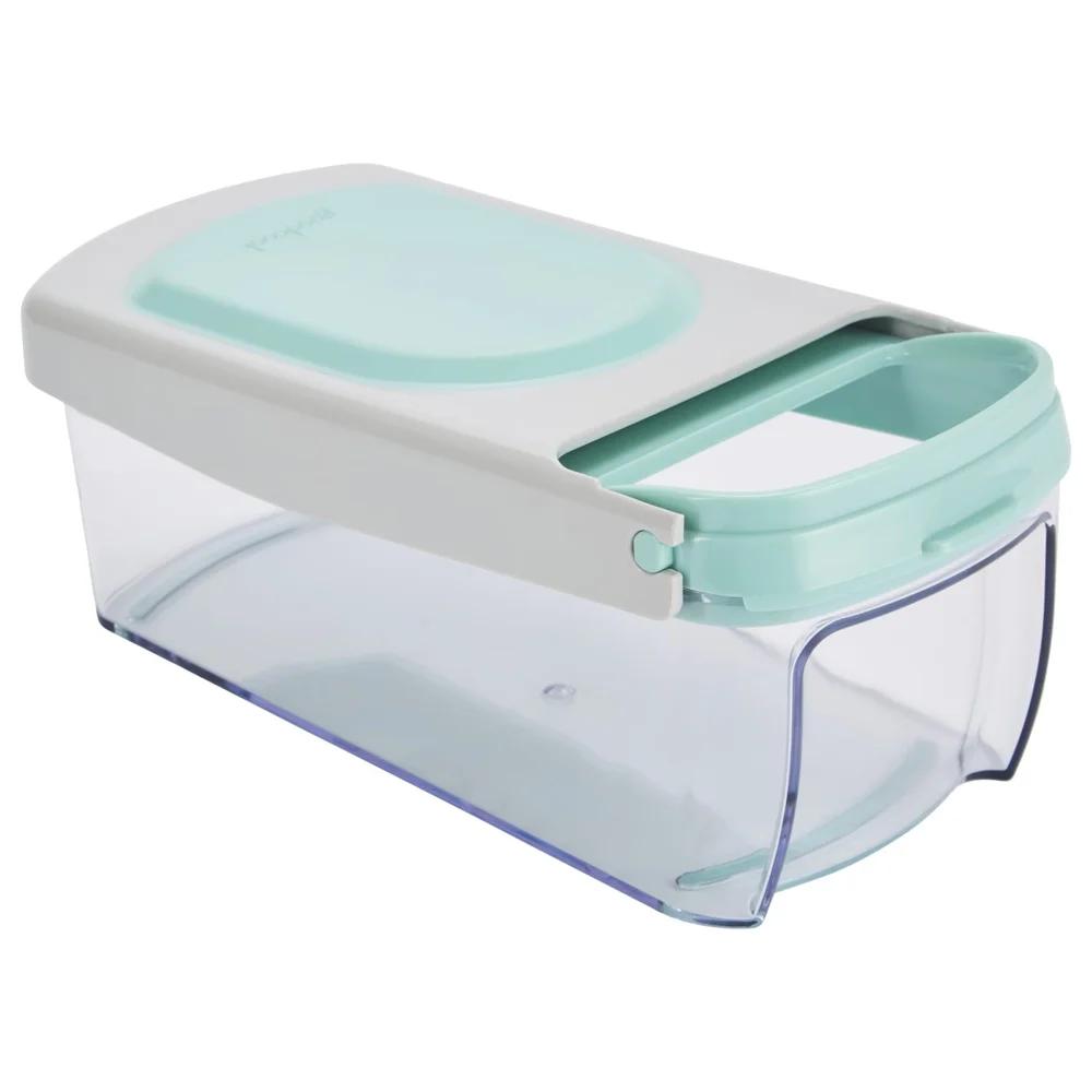 PRO Veggie Dicer Stainless Steel Chopper Non-Slip Base Comfort Grip Handle Airtight Lid Portable Kitchen Tool Vegetables Fruits