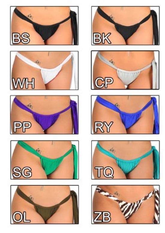 Bademode Vorhangstil Bikinihose Bademode Separat erhältlich Bikini-Größe Grün [Sanas] T-Back (M (Japanisch M), (SG) Glänzend)